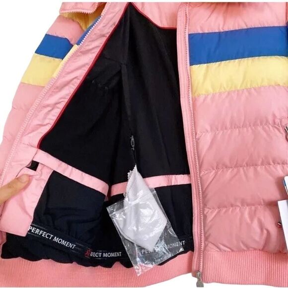 NWT Perfect Moment Queenie ski goose down Jacket Size L - Picture 9 of 11